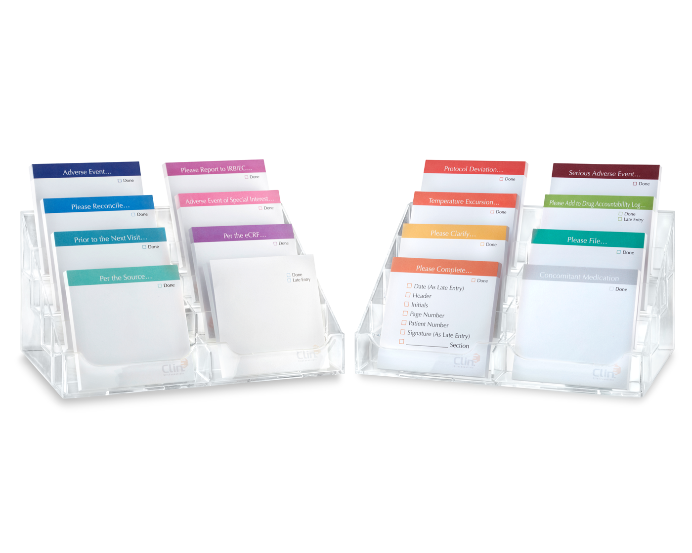 CRA Audit Notes & Acrylic Holder