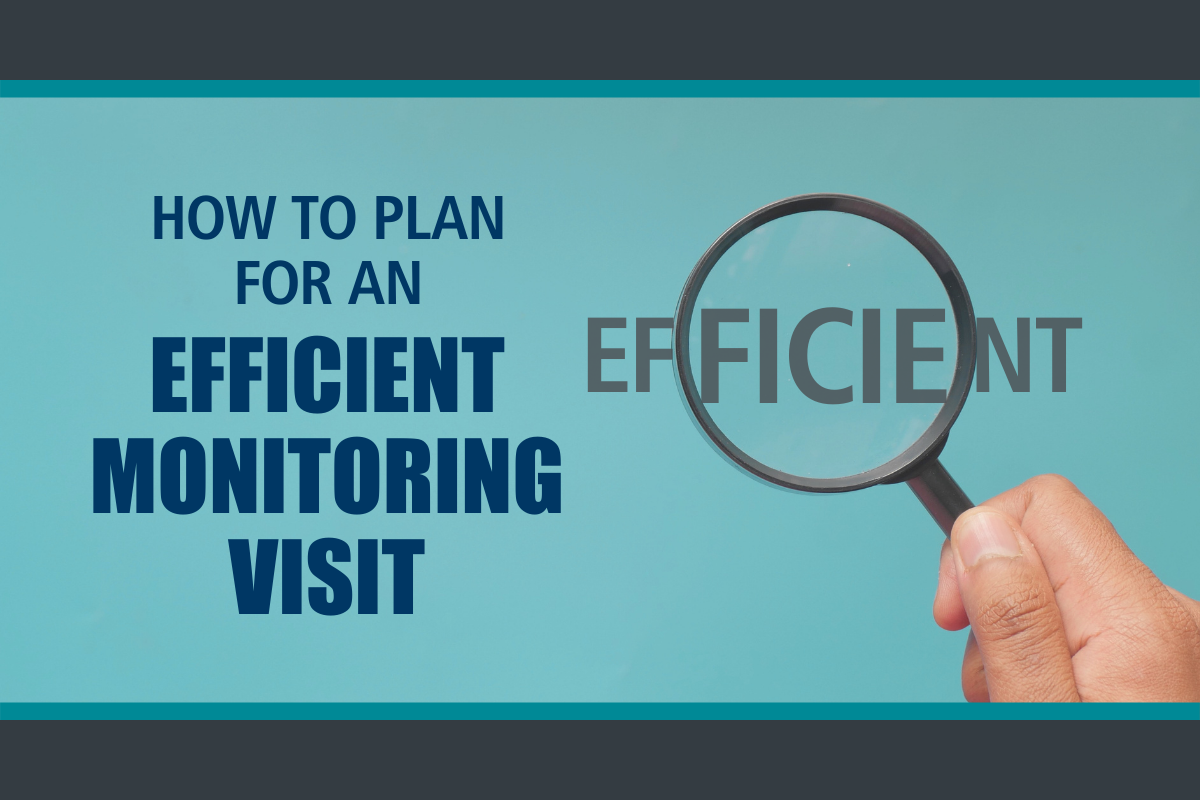 Preparing for Efficient Monitoring Visit Prepare for efficient monitoring visit